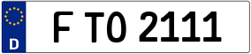 Truck License Plate